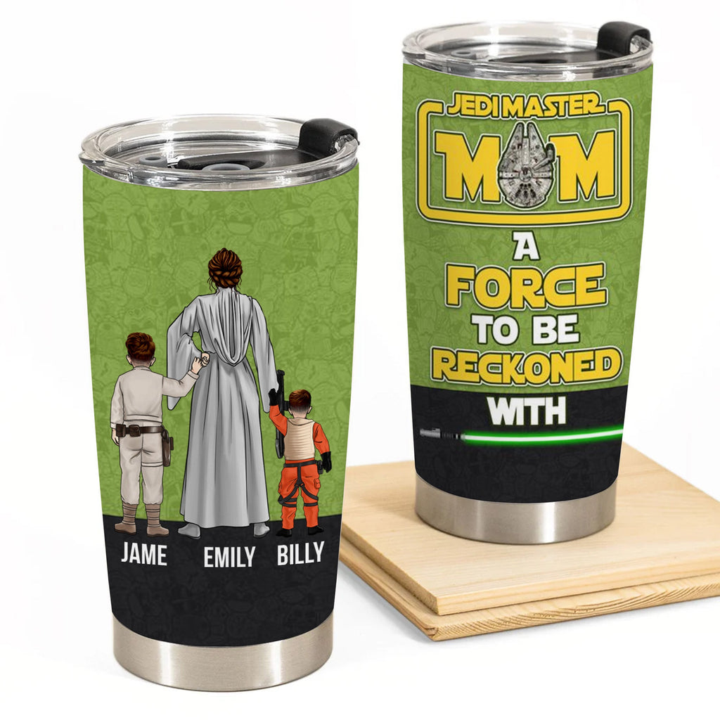 Personalized Jedi Master Mom Tumbler Gift for Mother's Day