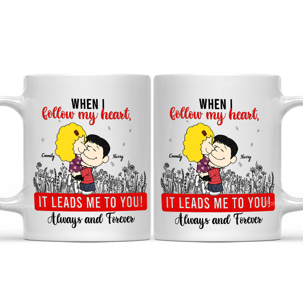 Personalized Couple Coffee Mug Always and Forever Gift
