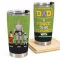 Personalized Jedi Master Dad Tumbler Custom Name Drinkware Gift