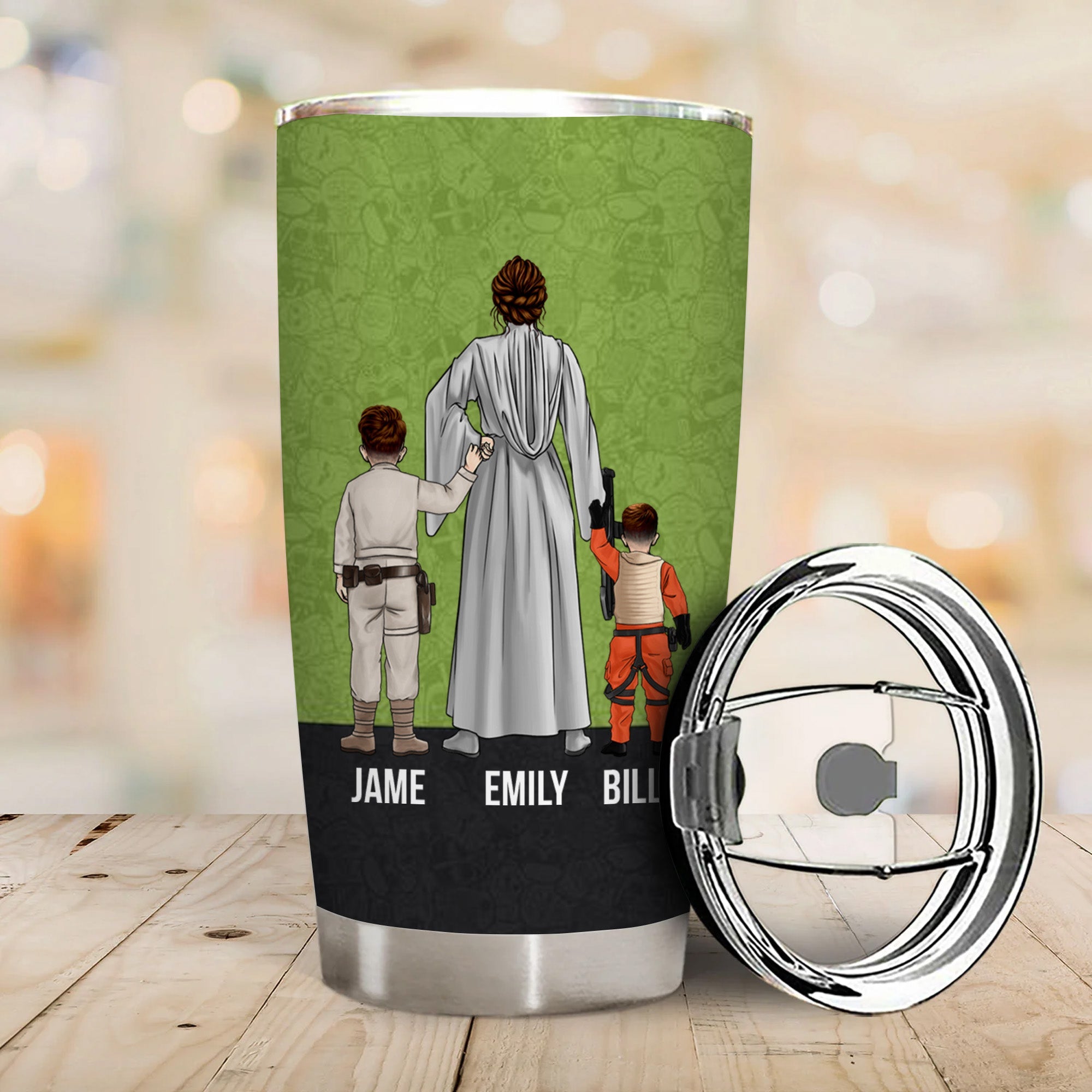 Personalized Jedi Master Mom Tumbler Gift for Mother's Day