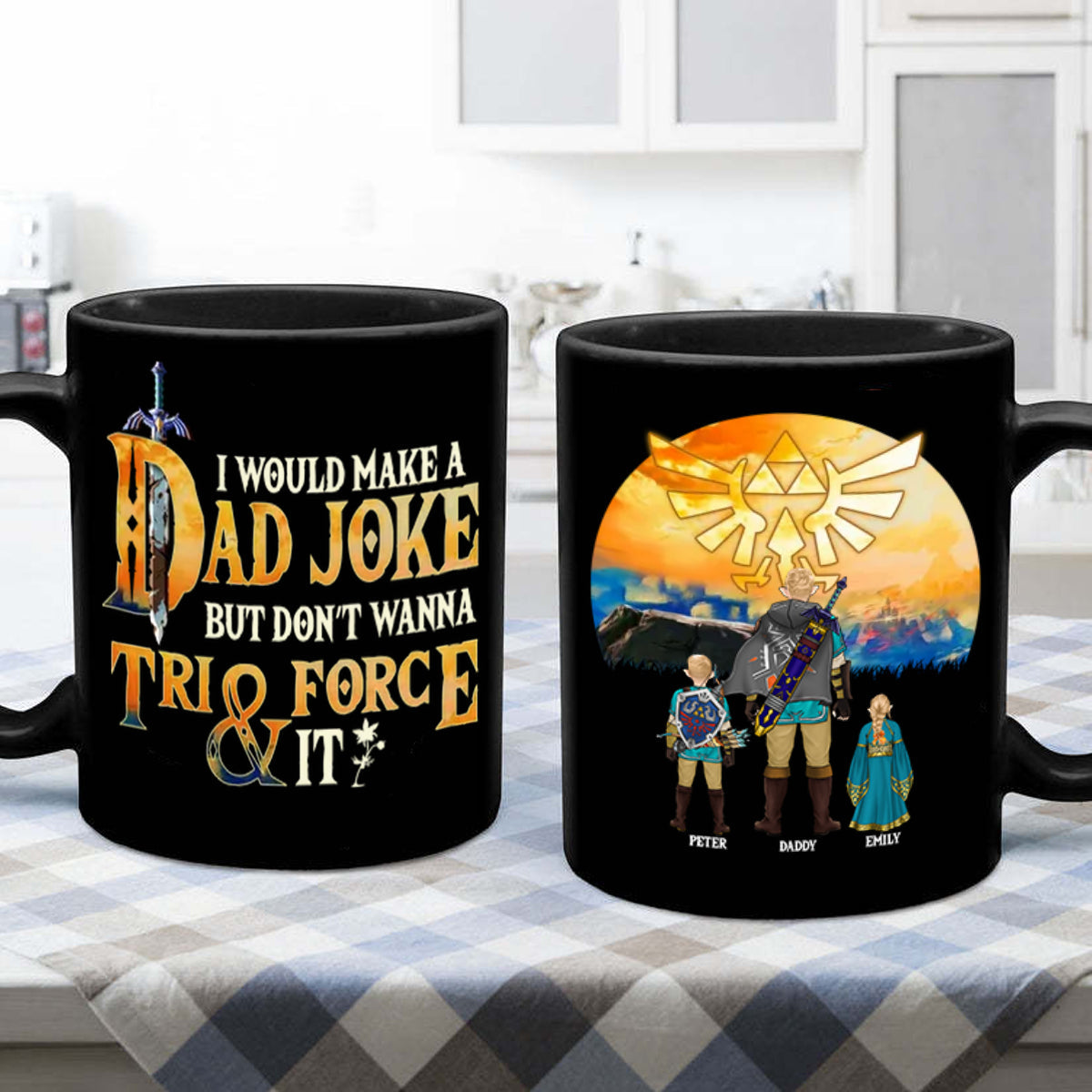 Personalized Gaming Mug with Dad Joke for Father's Day Gift Mug GradoCreations
