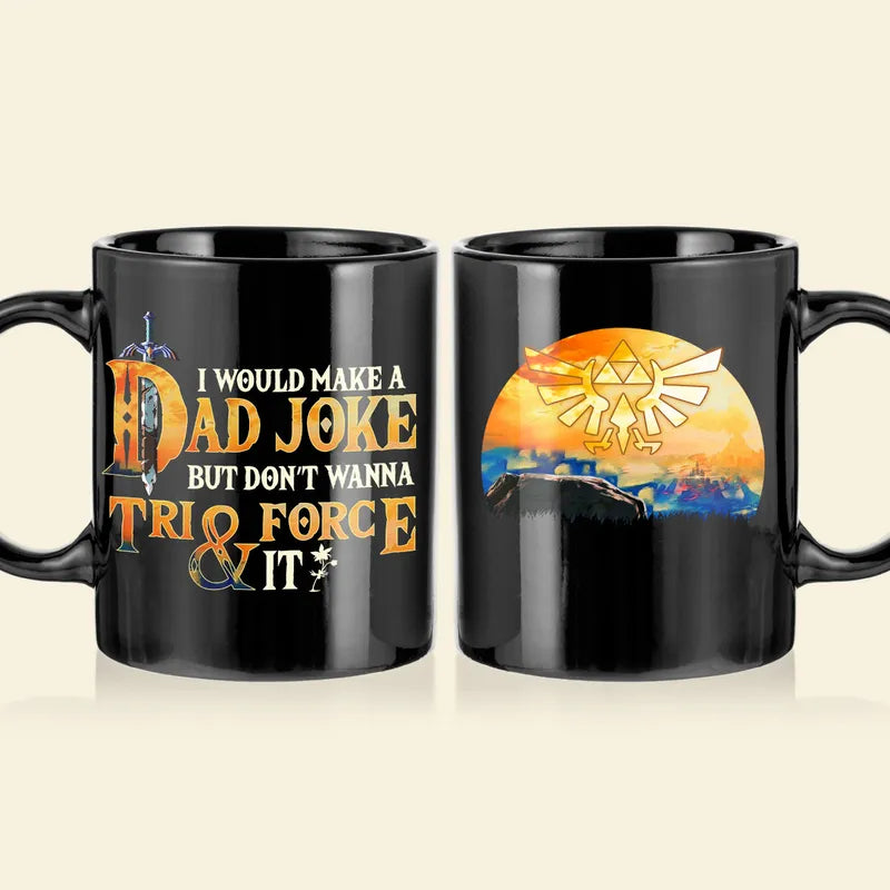 Personalized Gaming Mug with Dad Joke for Father's Day Gift Mug GradoCreations