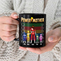 Personalized Power Mother Black Mug Custom Name Gift for Mom