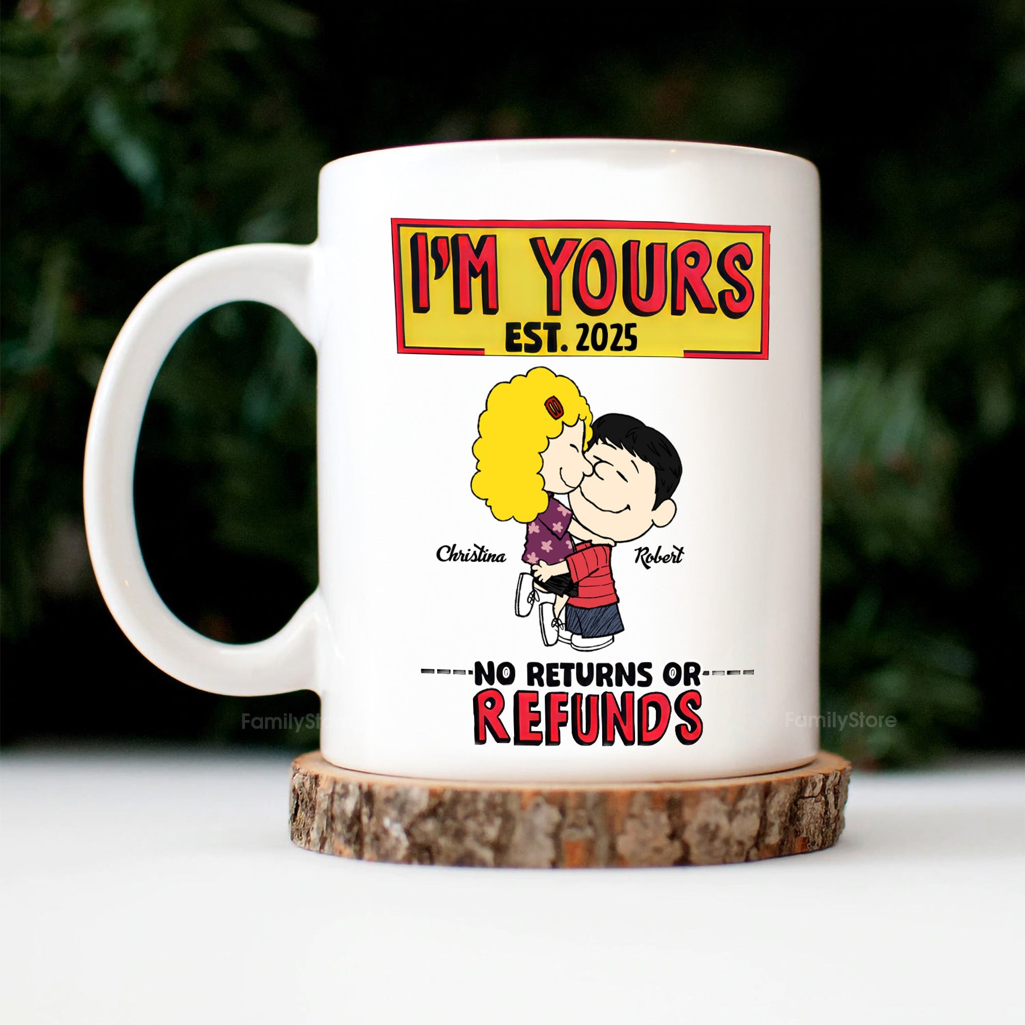 Personalized I'm Yours Coffee Mug Custom Couple Gift 11oz/15oz