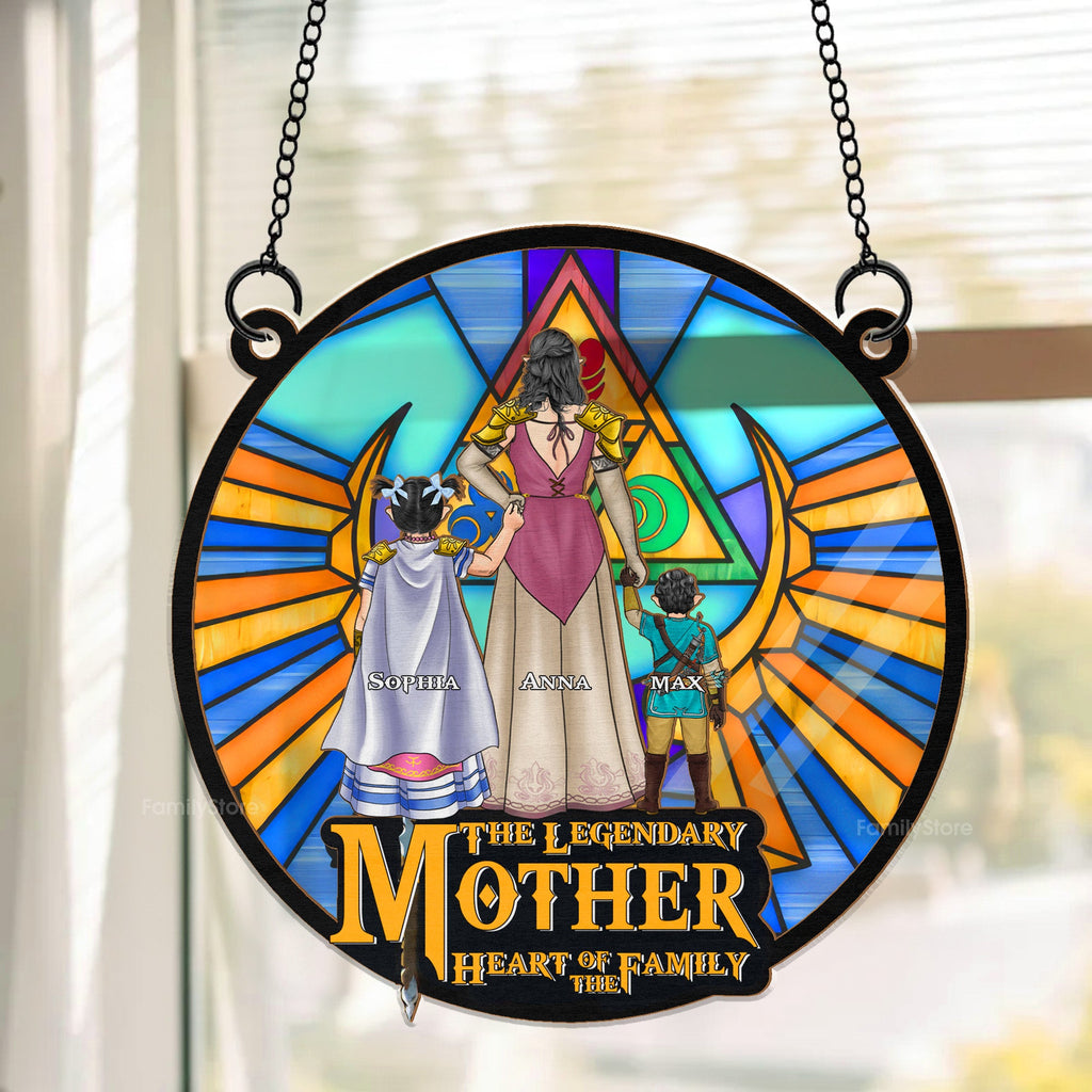 Personalized Window Hanging Suncatcher Ornament for Mom | Unique Gift Idea