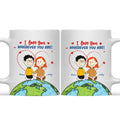 Personalized I Love You Coffee Mug for Couple Gift