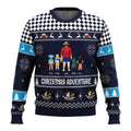 Personalized One Piece Ugly Sweater Gift for Dad, Grandpa | Holiday Adventure