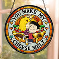 Personalized Stained Glass Suncatcher Custom Couple Gift