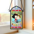 Personalized Suncatcher Ornament Couples Gift Window Decor