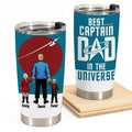 Personalized Tumbler Best Captain Dad Gift for Father's Day