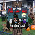 Personalized Halloween Wood Sign Free Candy Here Decor