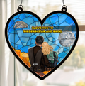 Personalized I Love You To The Death Star Suncatcher Gift for Couples
