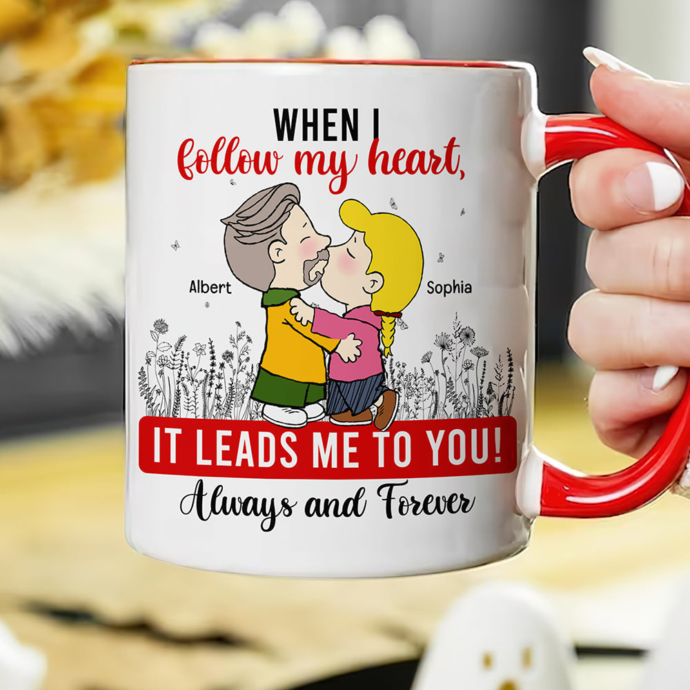Personalized Couple Coffee Mug Custom Names Always and Forever Gift