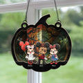 Personalized Halloween Pumpkin Suncatcher Family Gift Decor