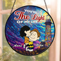 Personalized Stained Glass Suncatcher Gift for Couple | Unique Love Keepsake