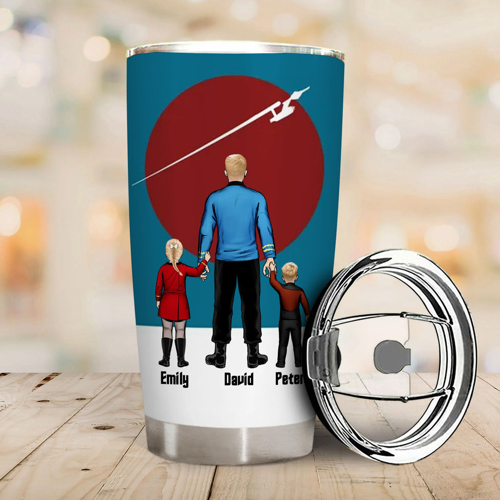 Personalized Tumbler Best Captain Dad Gift for Father's Day