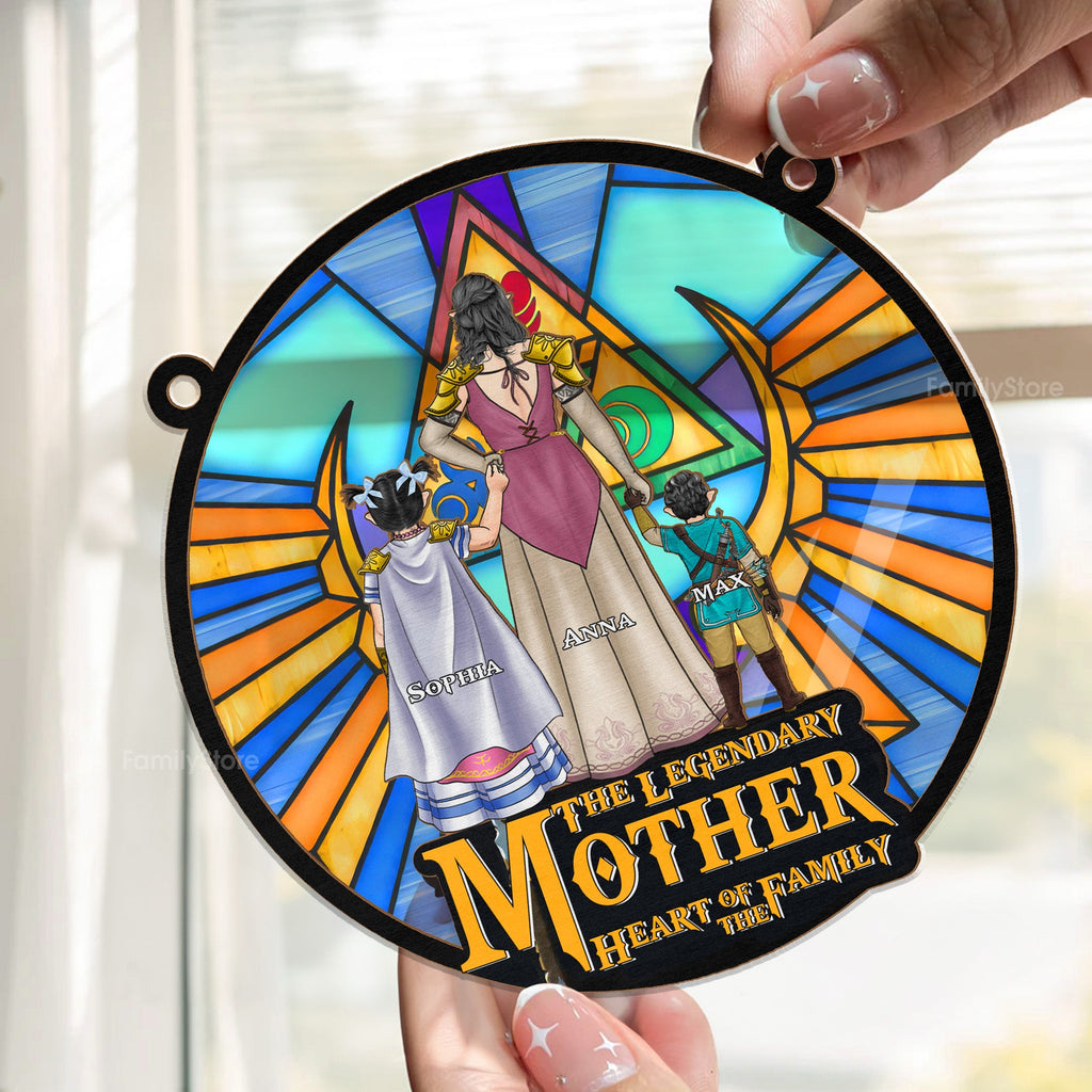 Personalized Window Hanging Suncatcher Ornament for Mom | Unique Gift Idea