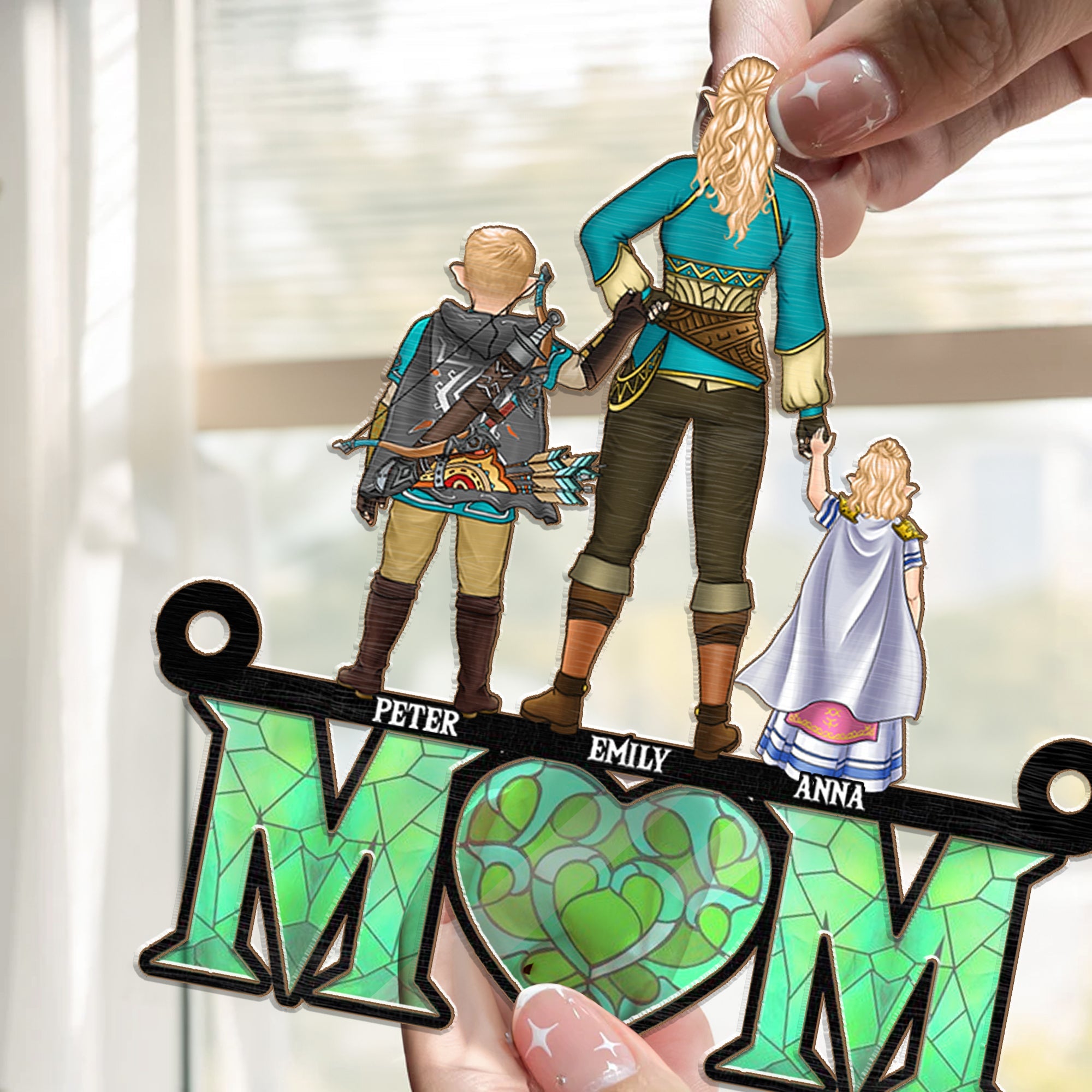 Personalized Zelda Mom Suncatcher Gift for Mother's Day