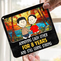 Personalized Window Hanging Suncatcher Ornament Gift for Couple - 8 Years Together