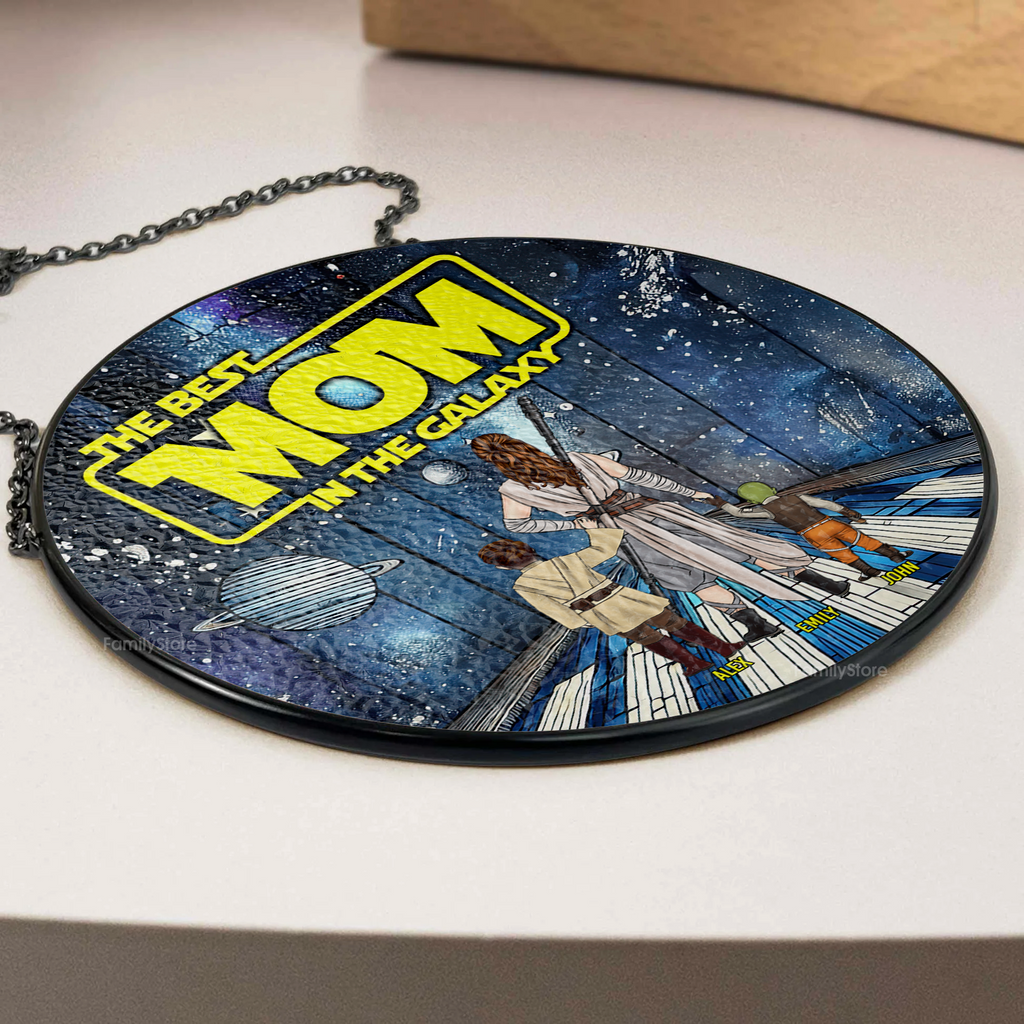 Personalized Stained Glass Suncatcher Best Mom Gift for Mother's Day