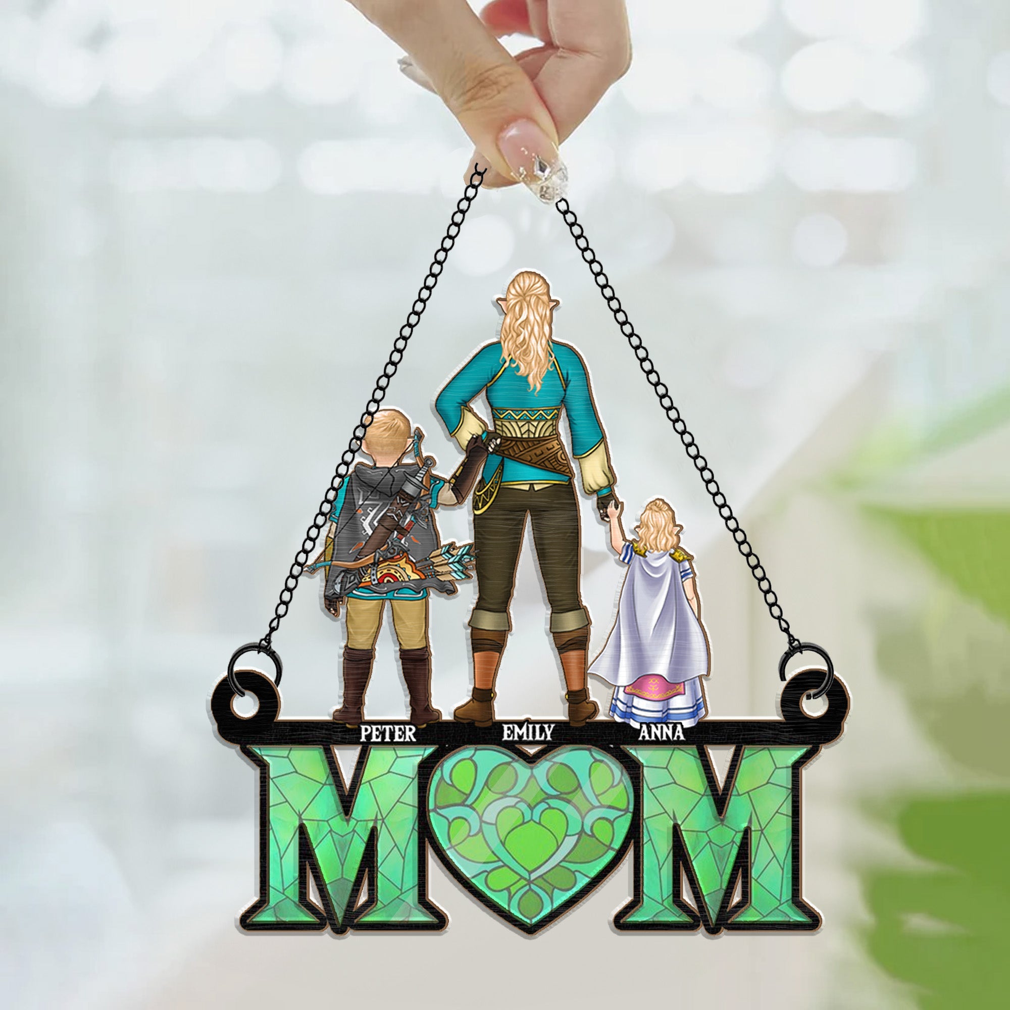 Personalized Zelda Mom Suncatcher Gift for Mother's Day