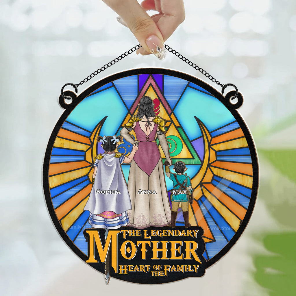 Personalized Window Hanging Suncatcher Ornament for Mom | Unique Gift Idea