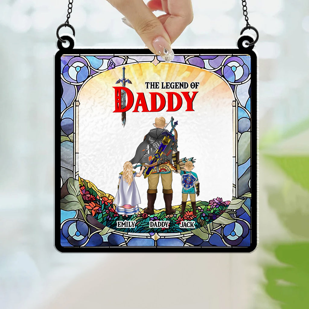 Personalized Zelda The Legend of Daddy Suncatcher Gift for Dad