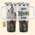 Personalized 40oz Tumbler Best Mom Ever Gift Idea | Drinkware