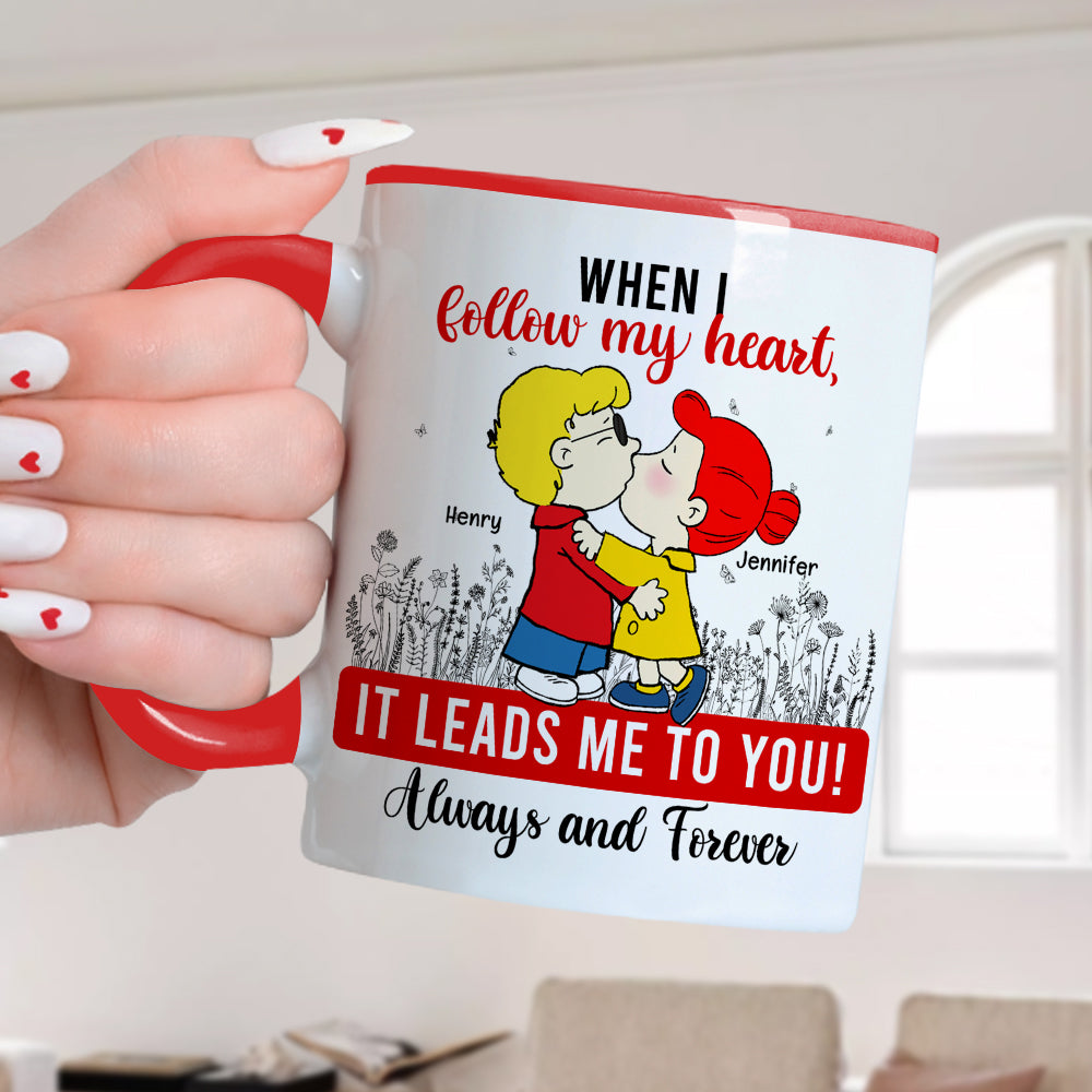 Personalized Couple Coffee Mug Custom Names Always and Forever Gift