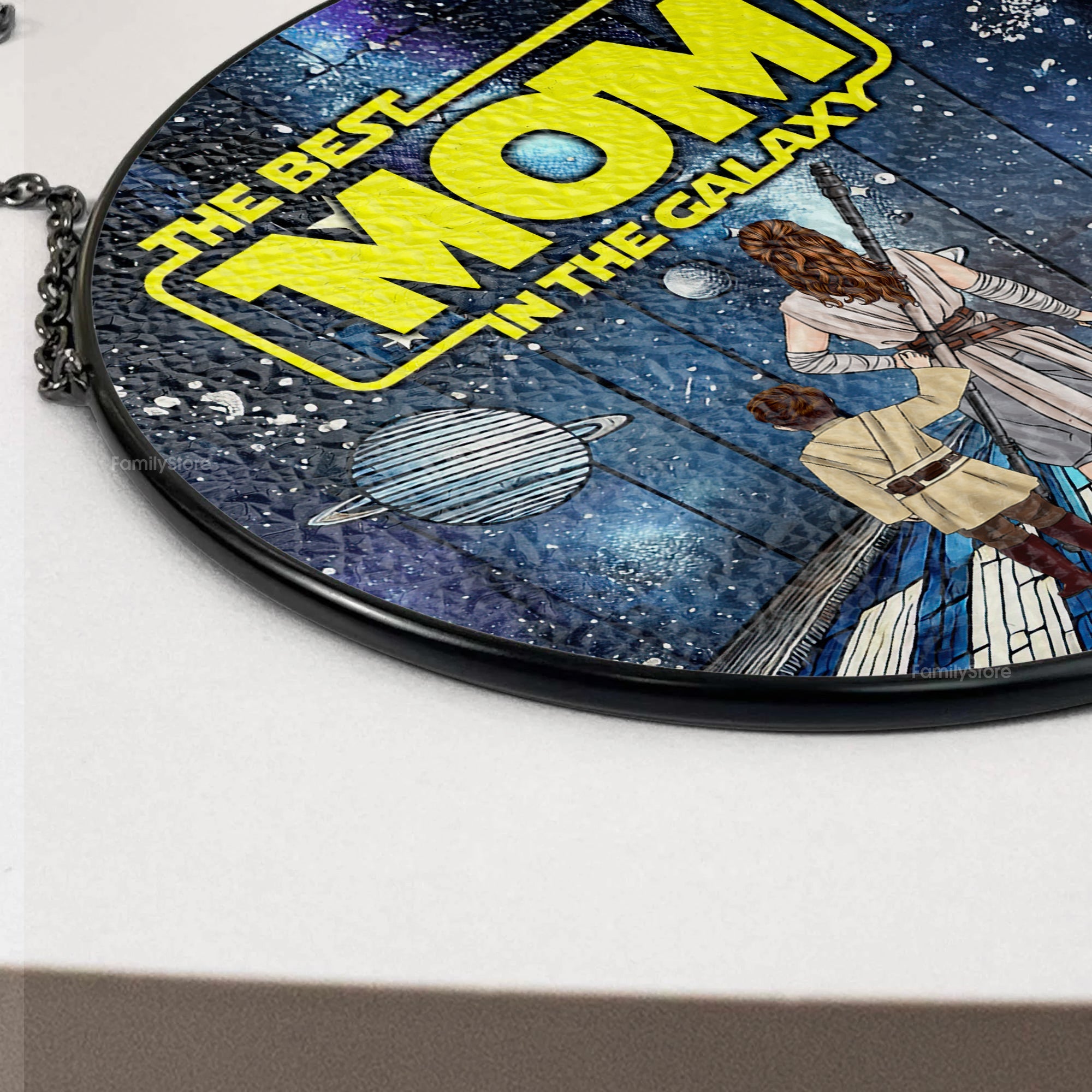 Personalized Stained Glass Suncatcher Best Mom Gift for Mother's Day