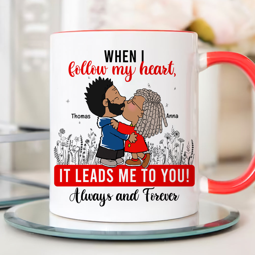 Personalized Couple Coffee Mug Custom Names Always and Forever Gift