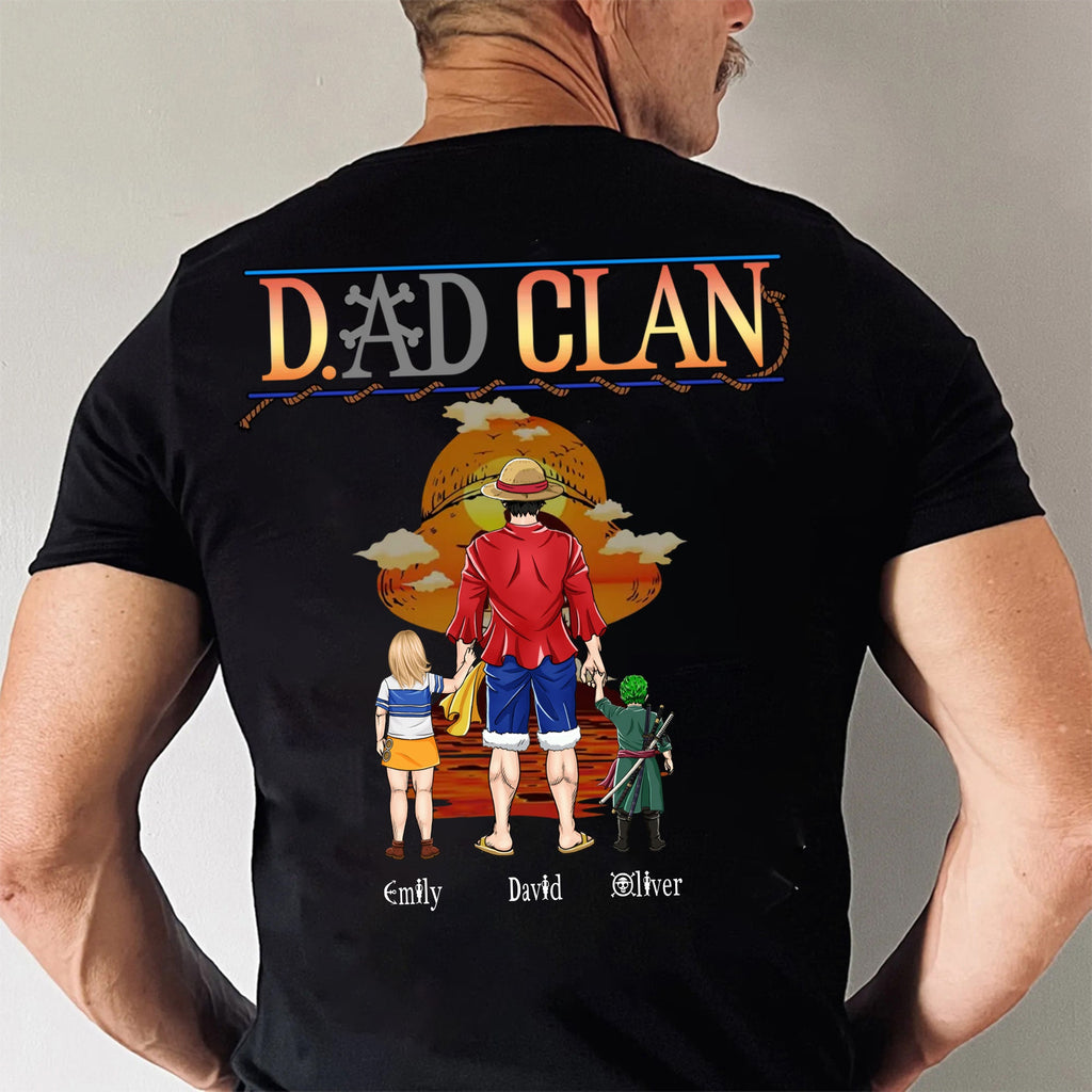 Personalized Pirate Adventure Shirt Custom Dad Clan Gift for Father's Day Cotton Apparel GradoCreations