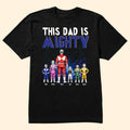 Personalized Mighty Morphin Power Rangers T-Shirt Gift for Dad