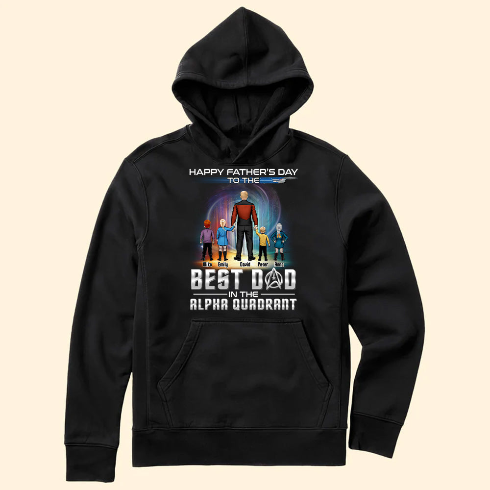 Personalized T-Shirt for Dad Best Dad in Alpha Quadrant Gift