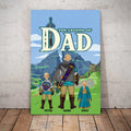 Personalized Legend of Dad Canvas Poster Gift for Father’s Day