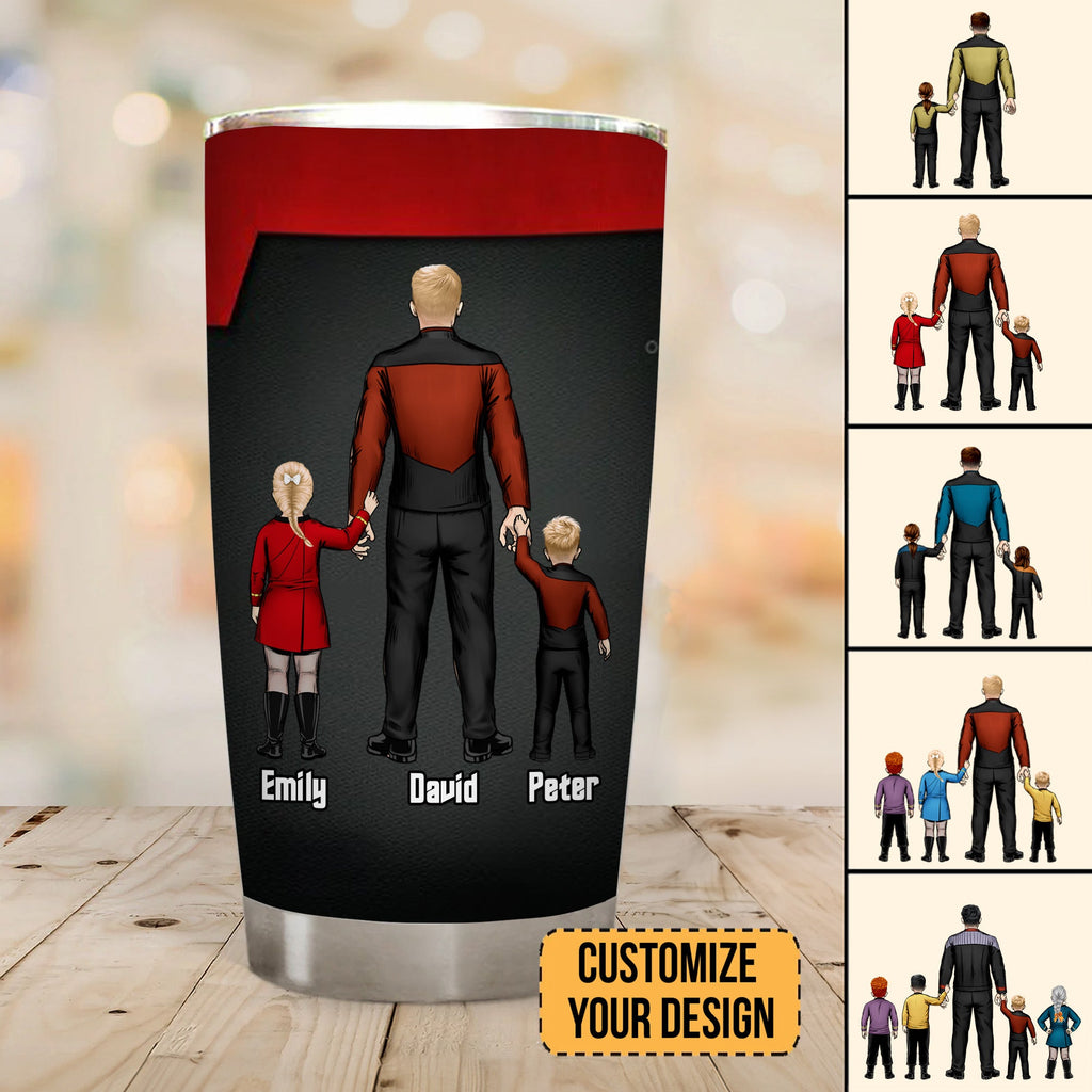 Personalized Best Dad In The Universe Tumbler Gift for Dad