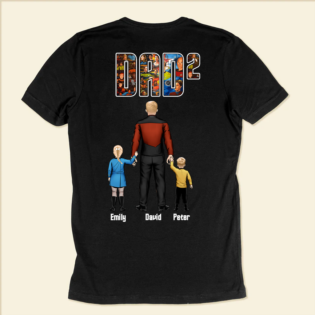 Personalized Captain Dad Shirt Live Long and Prosper Gift for Dad
