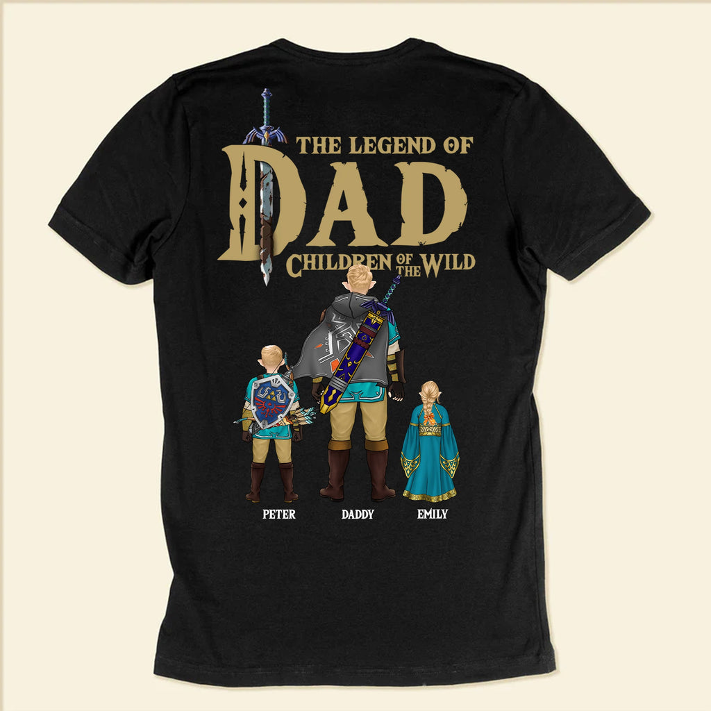 Personalized Hyrule Korok Legend of Zelda Dad Shirt Gift Cotton Apparel GradoCreations