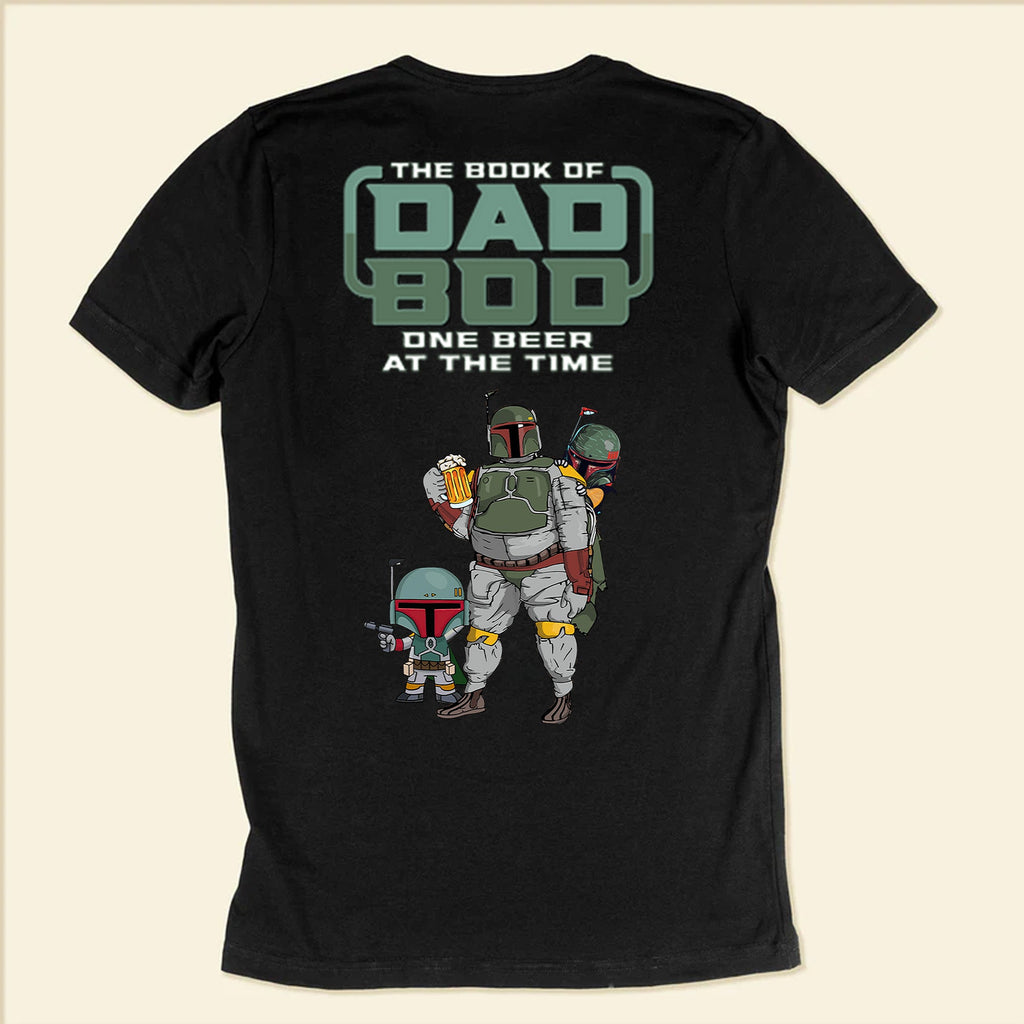 Personalized Dad Bod T-Shirt Beer Theme Custom Gift for Dad