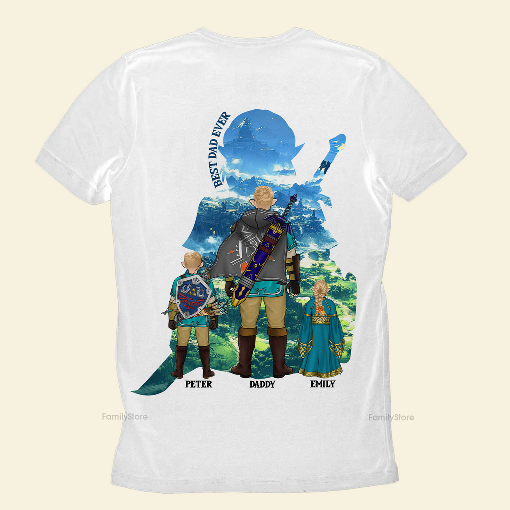 Personalized Dad Fantasy Adventure Shirt Unique Gift for Father's Day