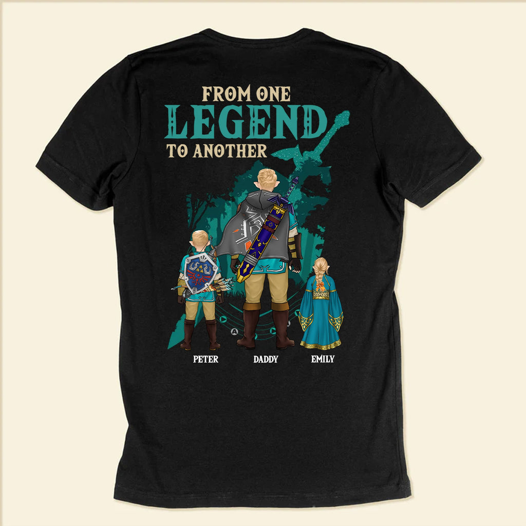 Personalized Legend Zelda Shirt Gift for Dad or Husband Cotton Apparel GradoCreations