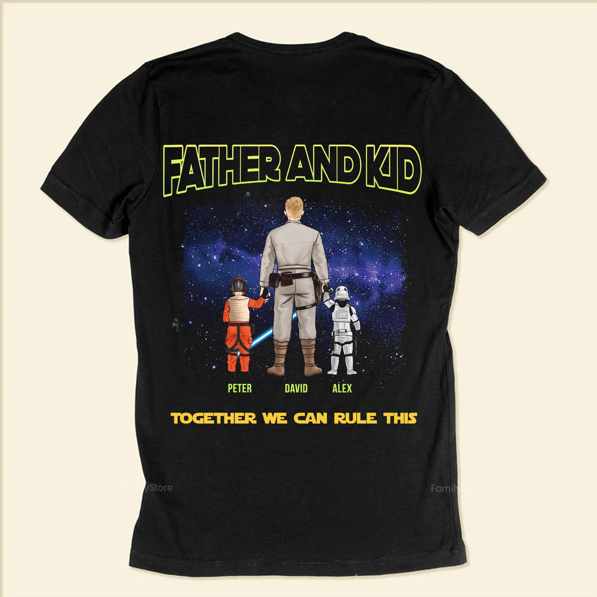 Personalized Star Wars Dad Shirt Gift for Father's Day