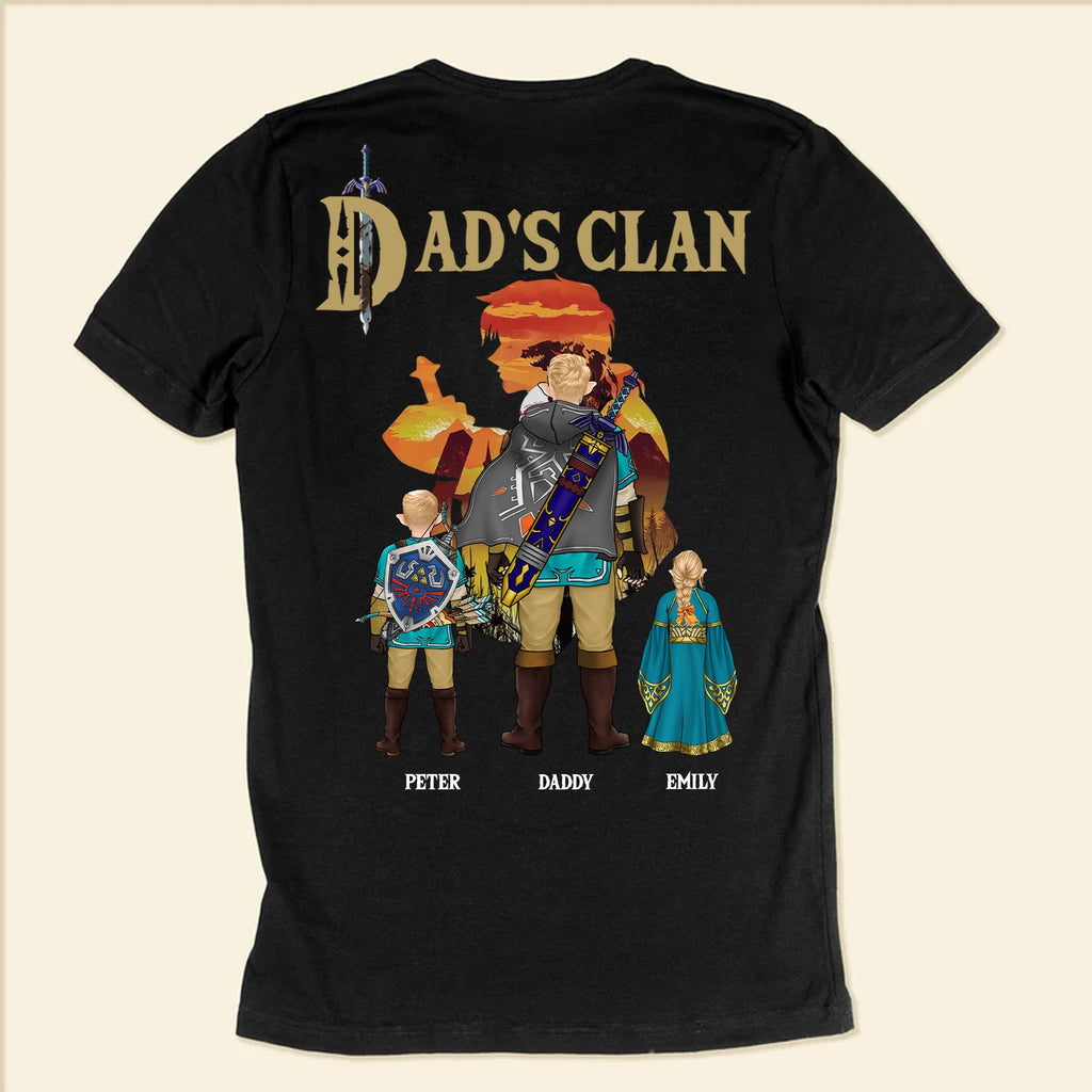 Personalized The Legend of Zelda Shirt Gift for Dad - Father's Day Apparel Cotton Apparel GradoCreations