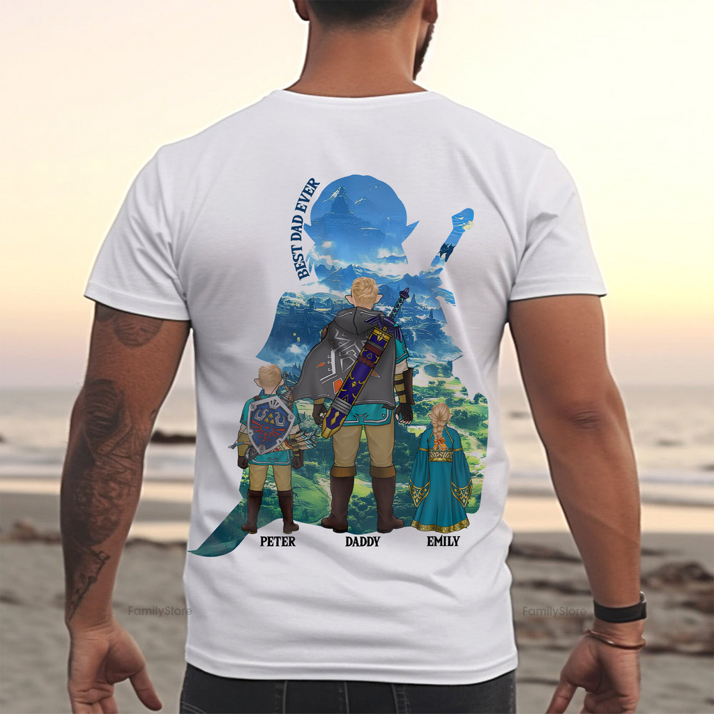 Personalized Dad Fantasy Adventure Shirt Unique Gift for Father's Day