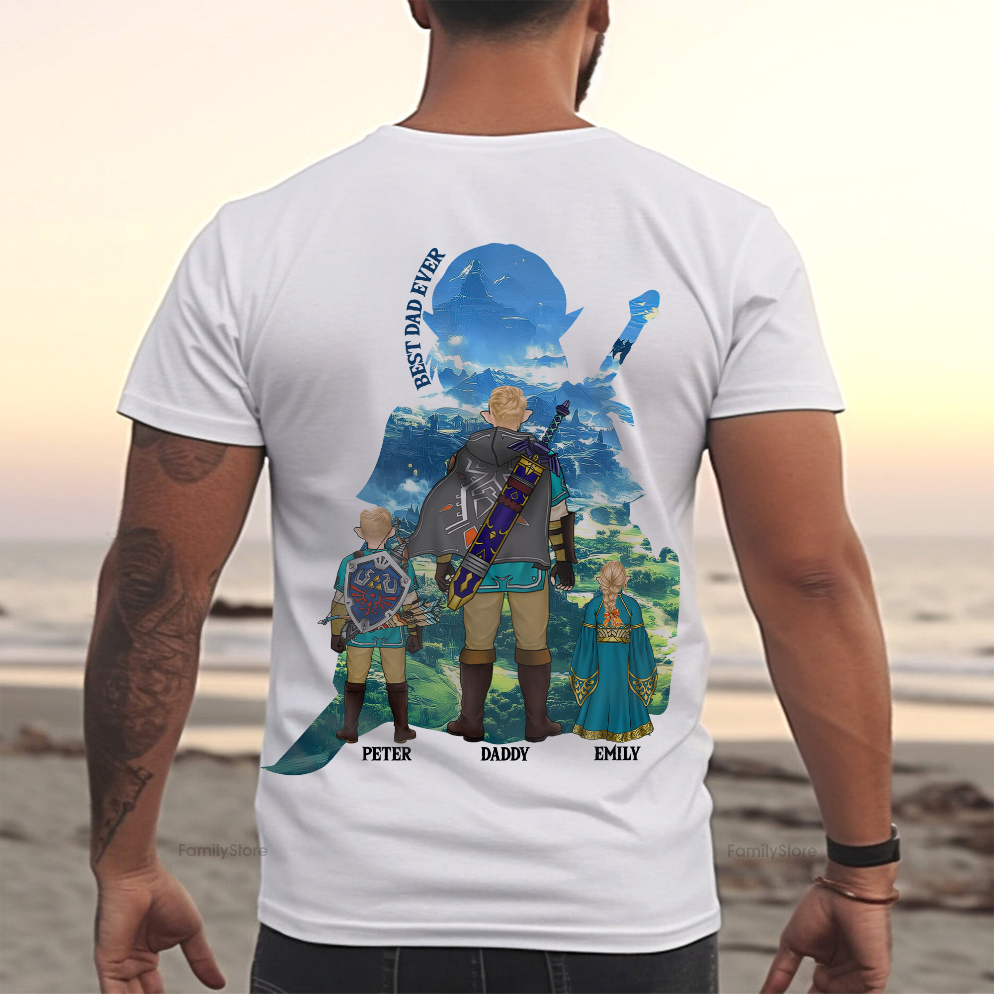 Personalized Dad Fantasy Adventure Shirt Unique Gift for Father's Day