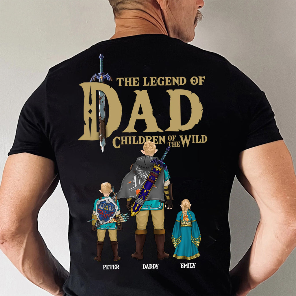 Personalized Hyrule Korok Legend of Zelda Dad Shirt Gift Cotton Apparel GradoCreations