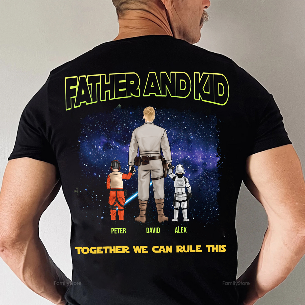 Personalized Star Wars Dad Shirt Gift for Father's Day