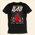 Personalized Superhero Dad T-Shirt Custom Name Gift for Father’s Day Cotton Apparel GradoCreations