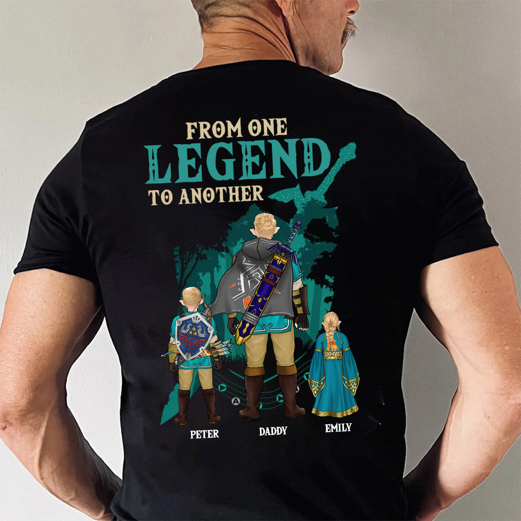 Personalized Legend Zelda Shirt Gift for Dad or Husband Cotton Apparel GradoCreations