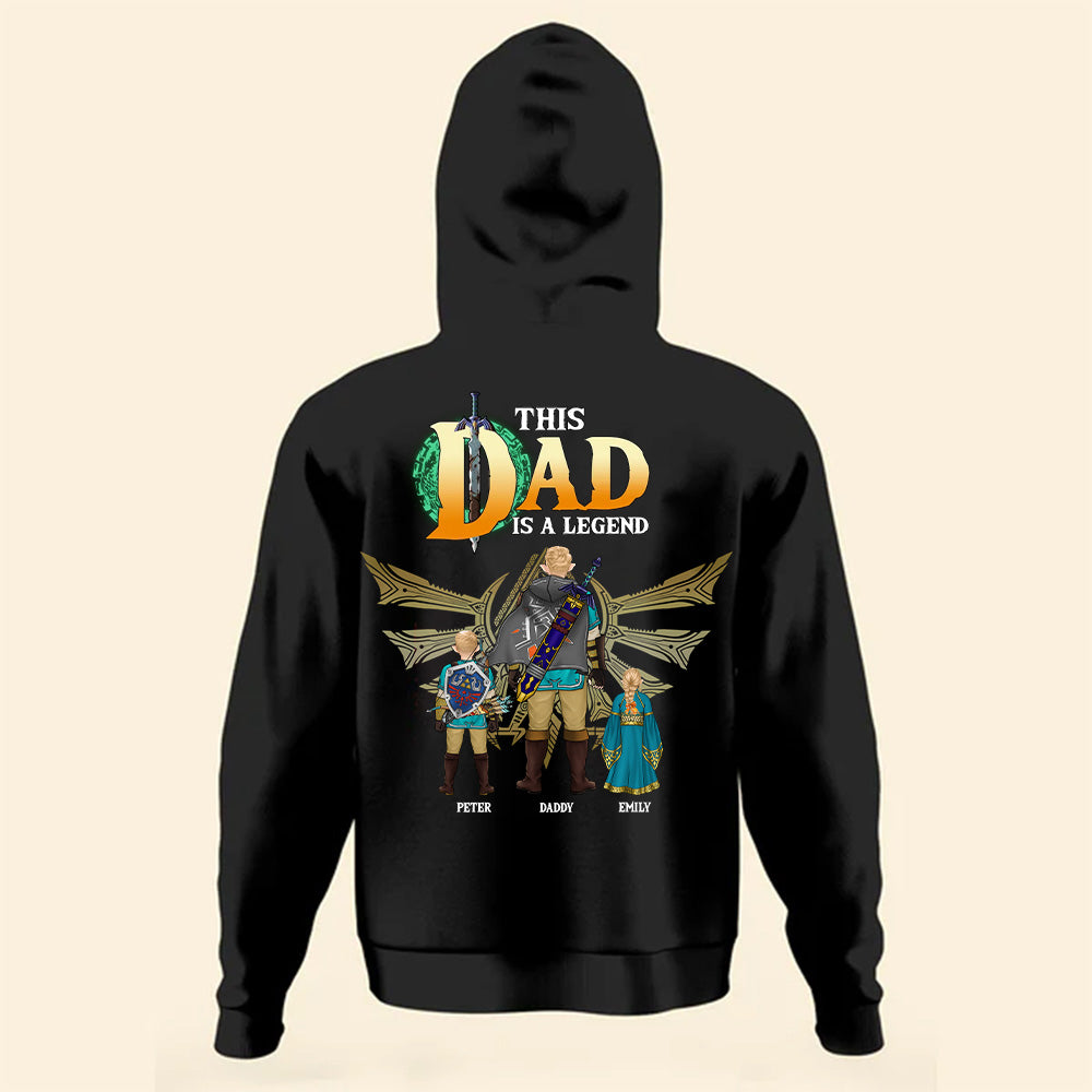 Personalized Legend Zelda T-Shirt Gift for Dad | Father's Day Cotton Apparel GradoCreations